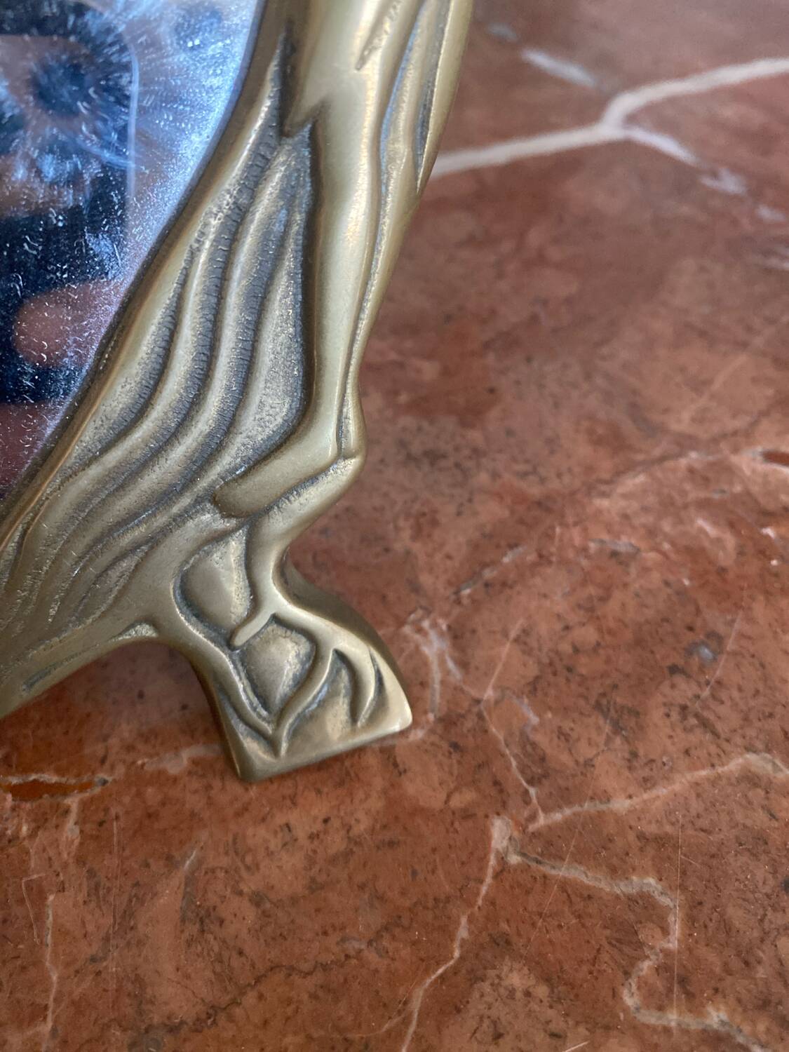 Art Nouveau table or makeup mirror