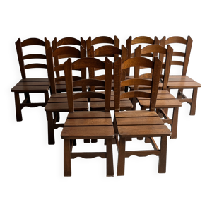 Chaises brutalistes en - lot