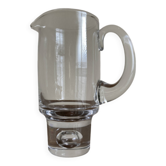 XXL Pippi Bubble Pitcher by Kosta Boda Sweden 1970 in Crystal Sounding Scandinavian Carafe