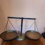 Old brass scale