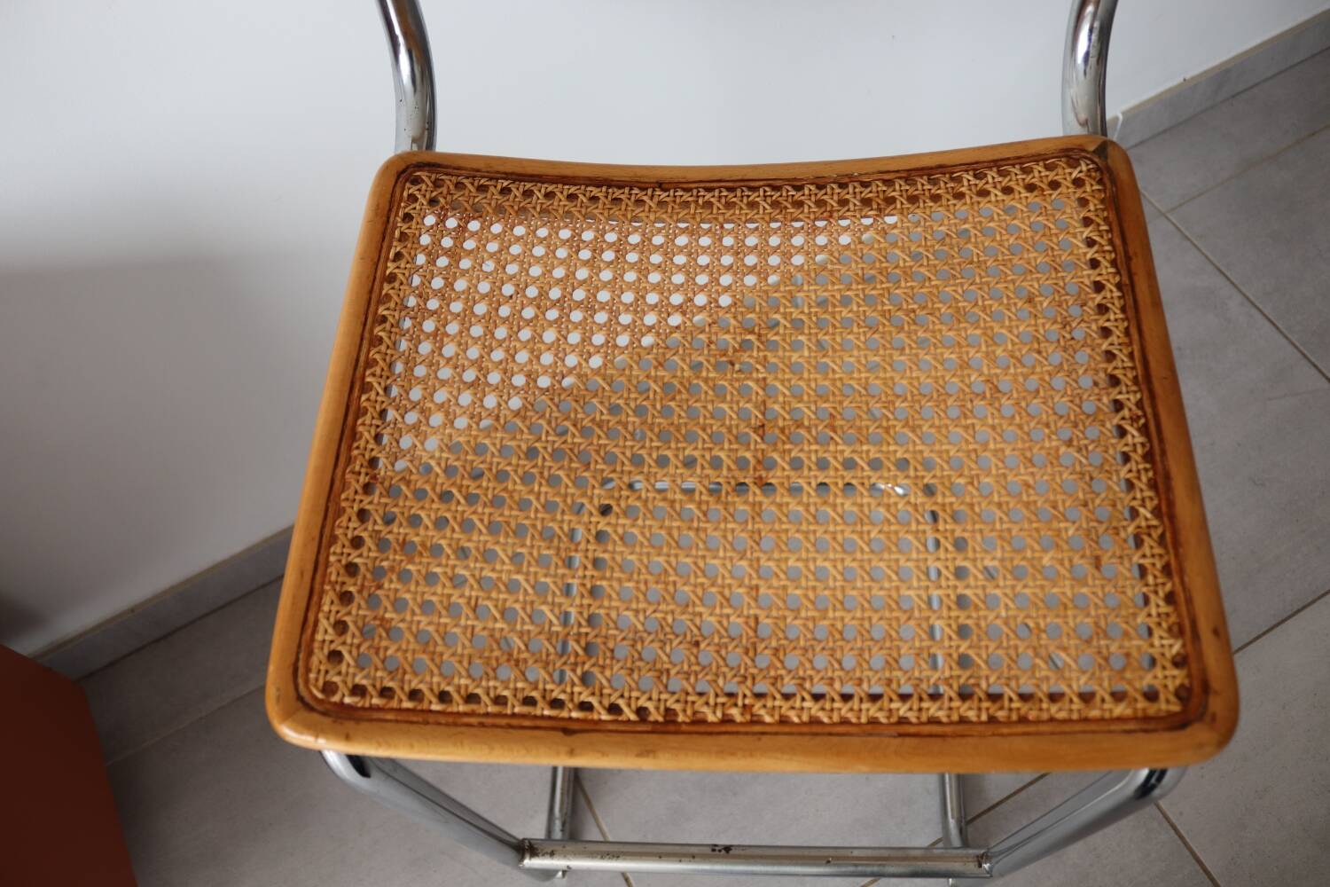 Breuer cane bar stool