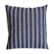 Coussin en jeans rayé 40 cm