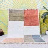 Handmade pure wool rug, traditional size 100 x 200 cm.