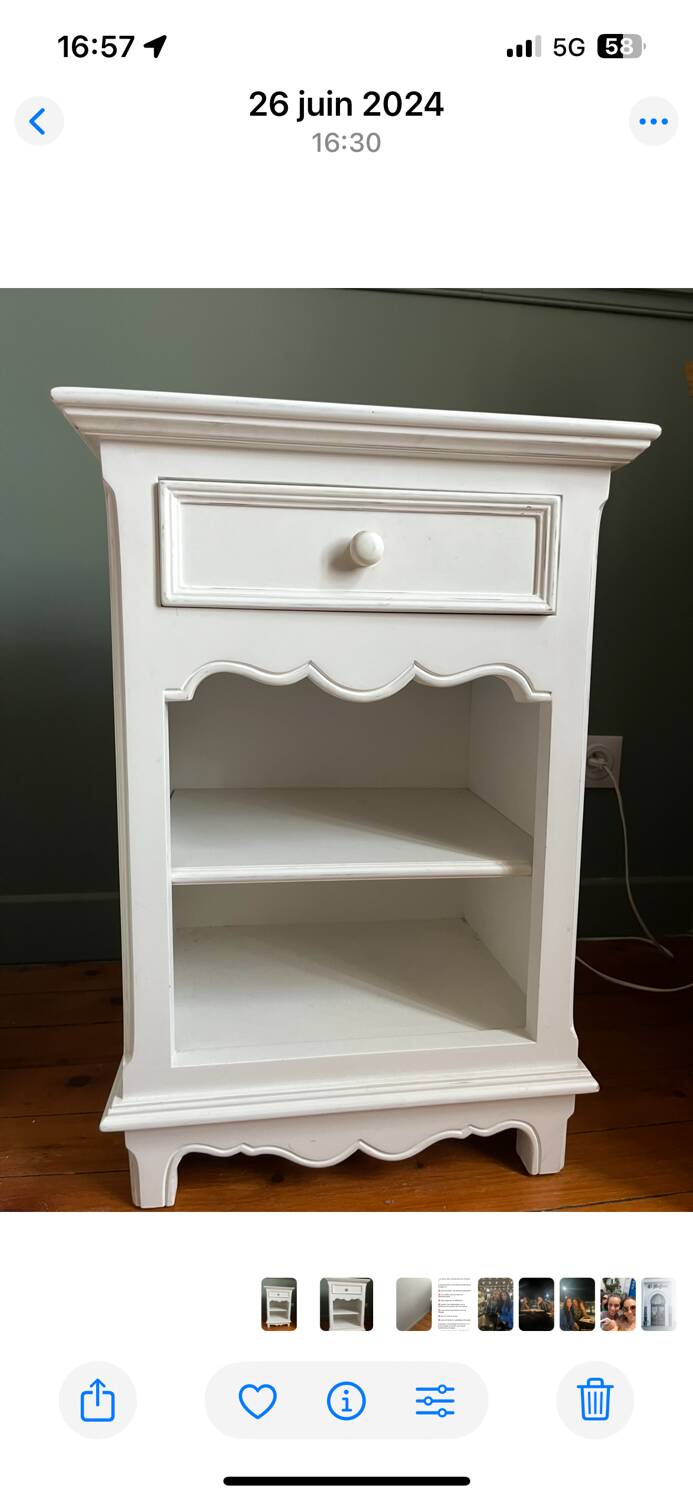 Interior's bedside table