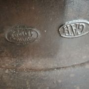 Art Nouveau cast iron Gath's Antique Sellette/Desserte