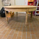 Table ronde en chêne