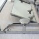 Chrome metal wall coat rack 1930s France