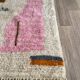 Tapis berbère traditionnel artisanal fait main