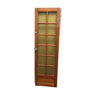 Wooden glass door