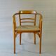 Armchair Thonet N°B93 canned to nine, design Siegel 1920
