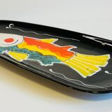Grand plat à poisson faïencerie de Niderviller