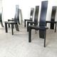 Set of 8 dining chairs by Rob & Dries van den Berghe, 1980s - set of 8