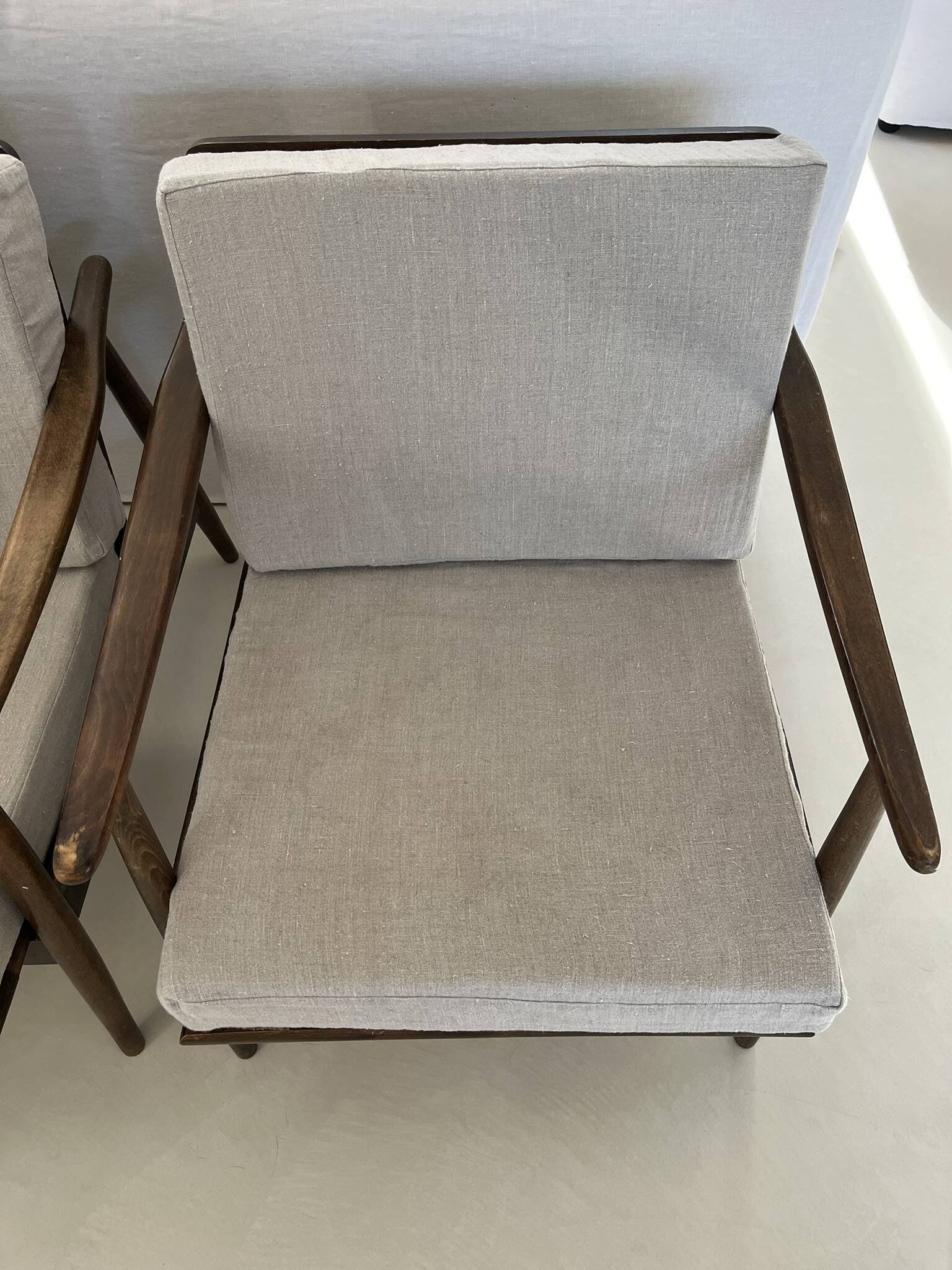 Pair of Scandinavian armchairs