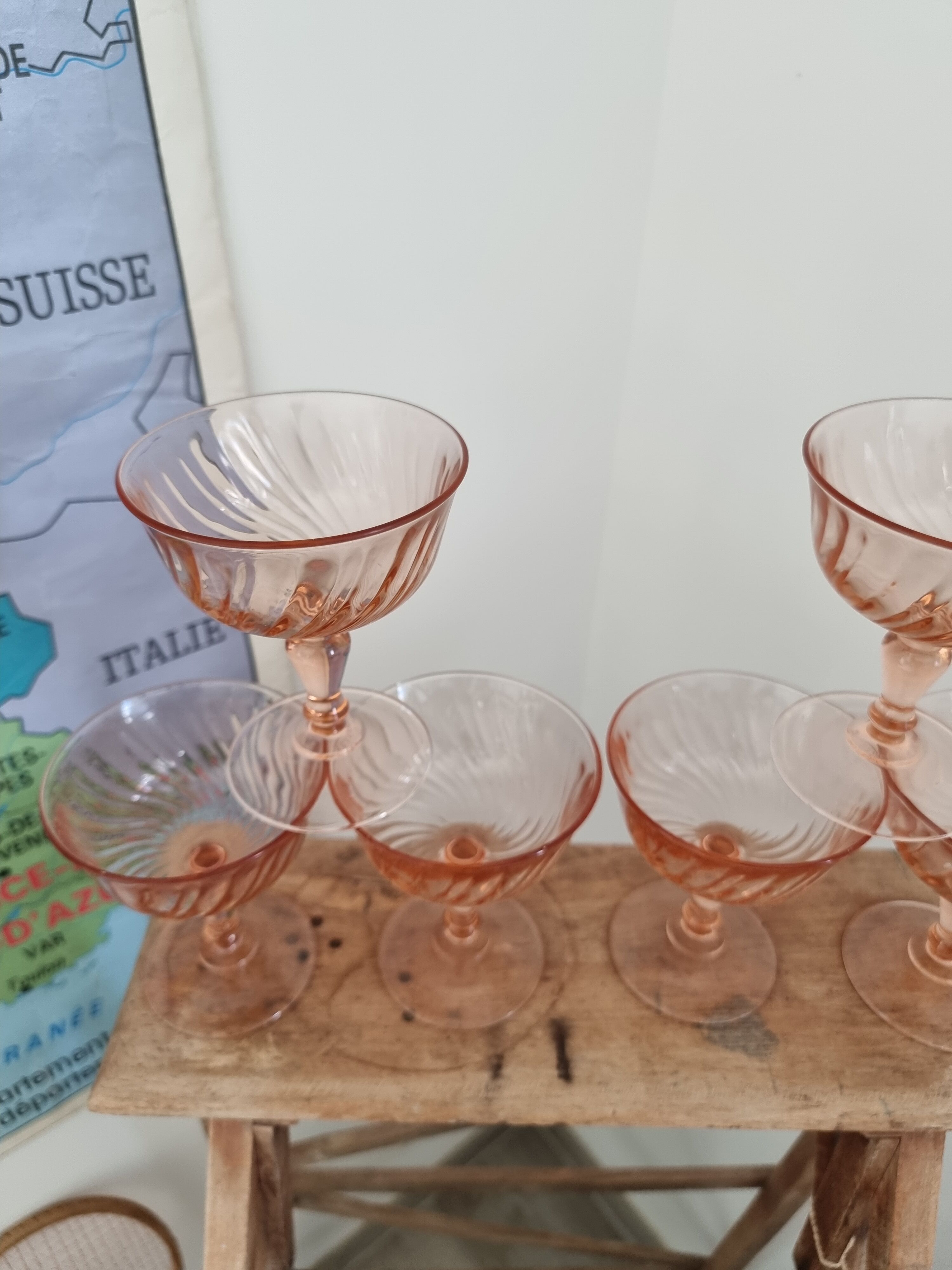 Ensemble de 6 coupes à champagne