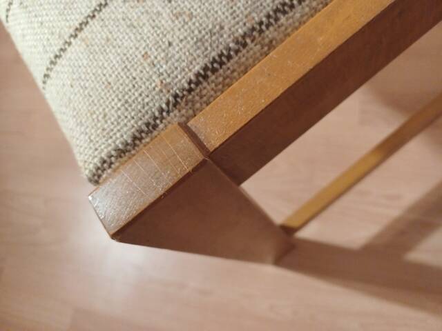 6 Danish Farstrup Scandinavian vintage chairs 1960 solid beech