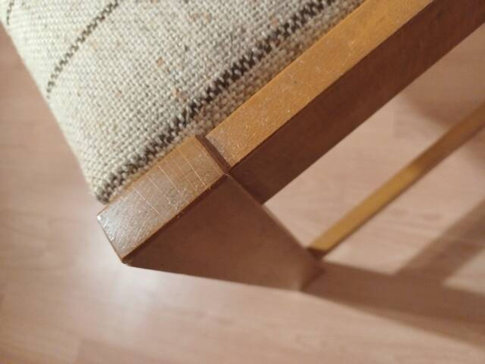 6 Danish Farstrup vintage chairs from the 1960s in solid beech.