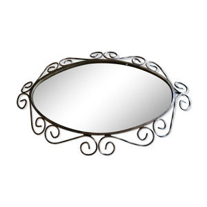 miroir fer forgé