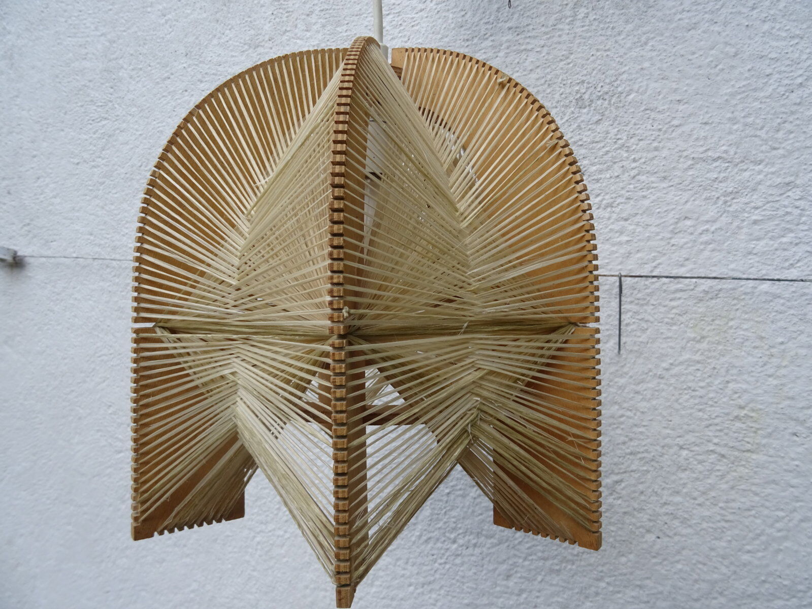 60s wire and wood hanging