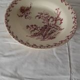 Opaque porcelain plate from Gien model thistles n ° 2 diam 24 cm
