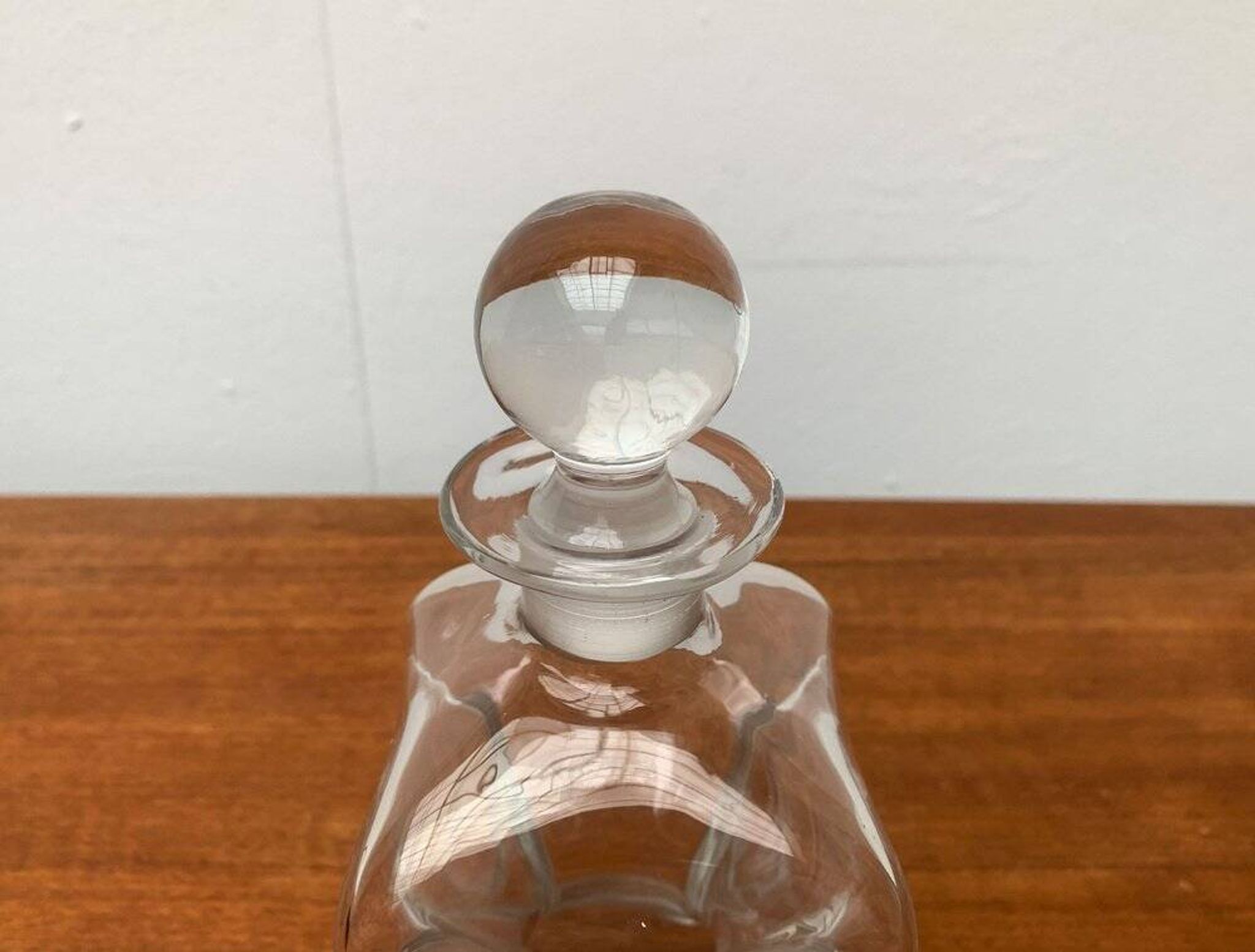 Bouteille vintage en verre Kluk Kluk danoise de Holmegaard