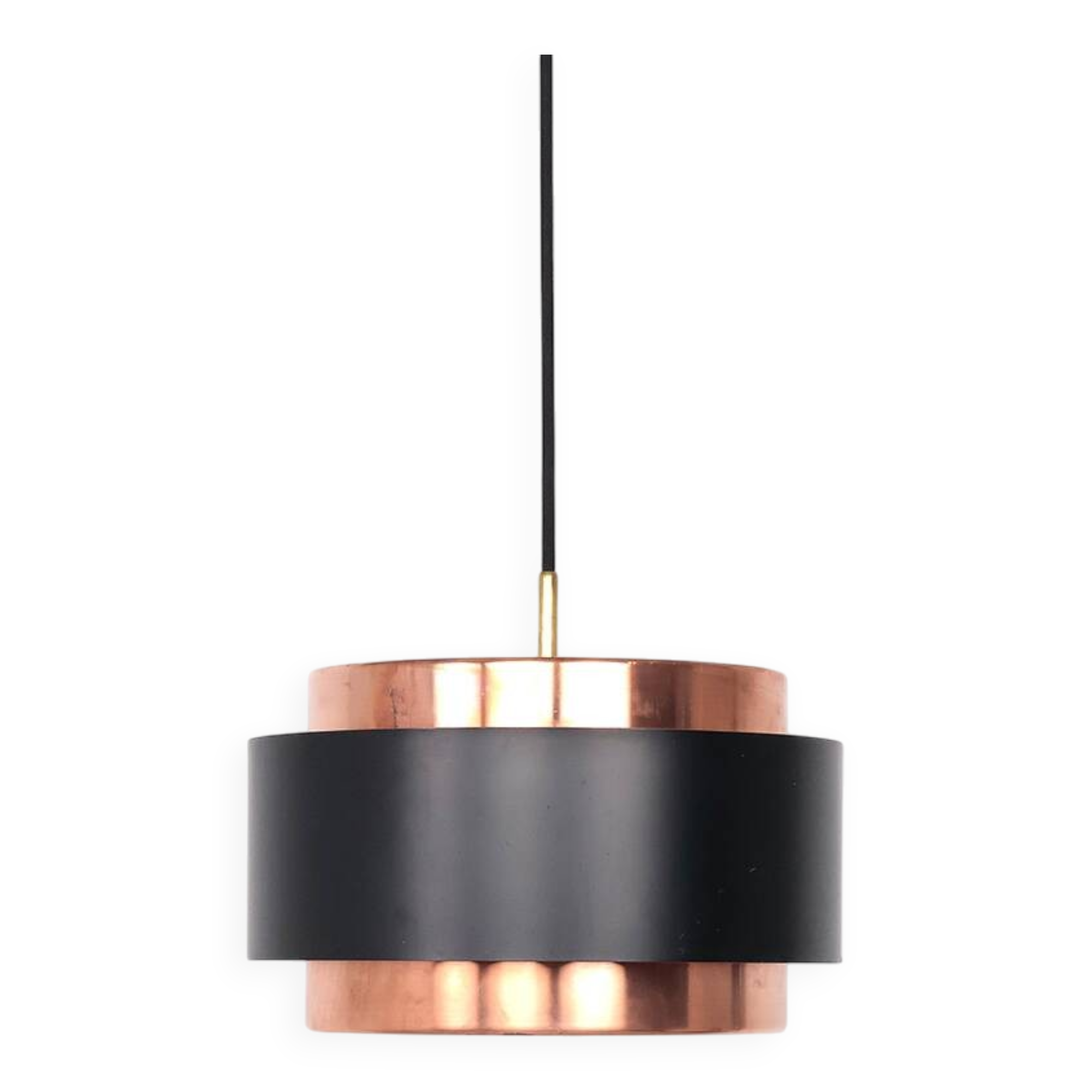 Saturn Pendant in Copper by Jo Hammerborg for Fog & Mørup, 1960s