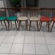 Suite of 6 chairs by bistrot baumann model 740v 1960s
