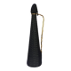 Bonbonne en scoubidou noire
