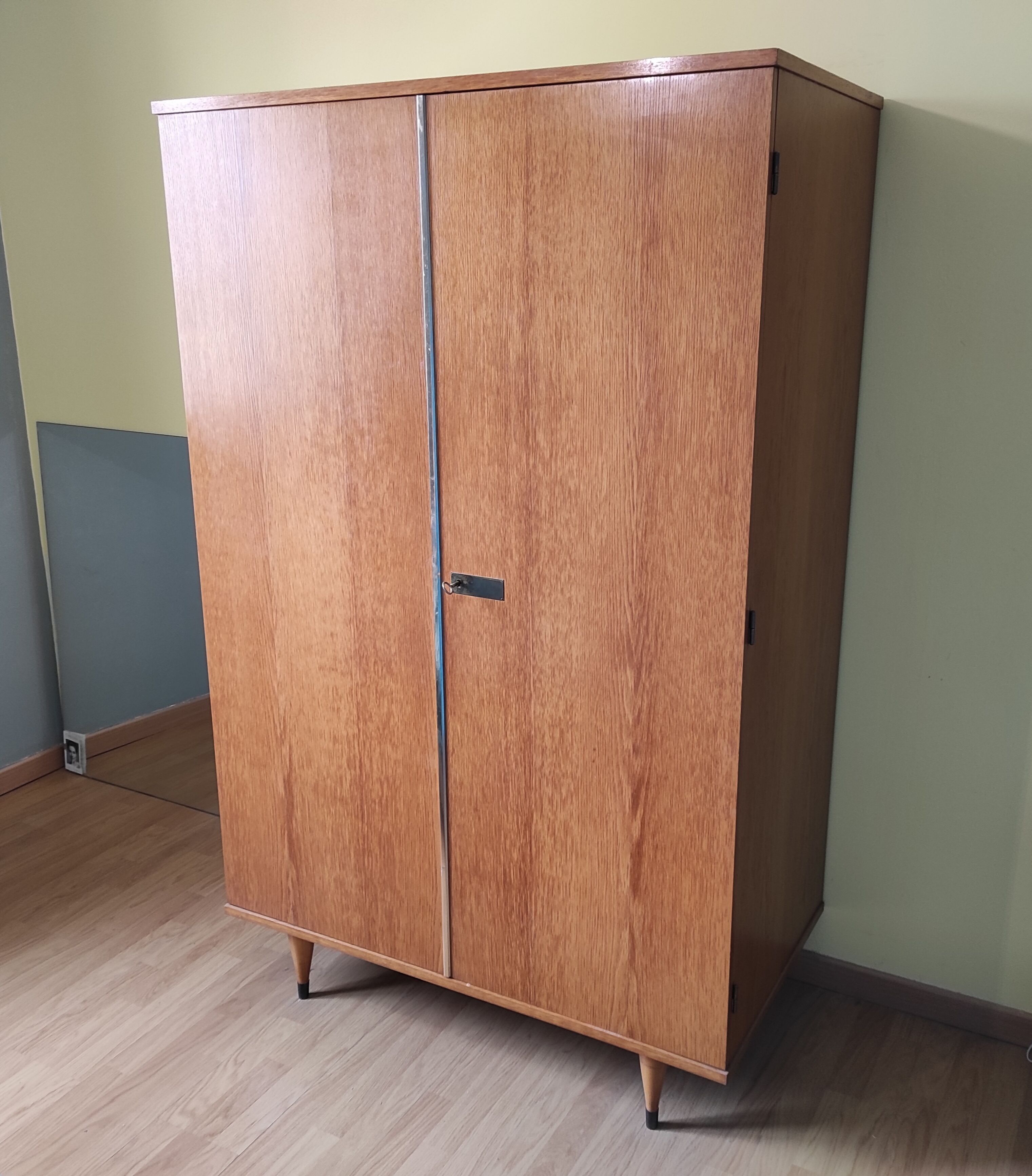 Scandinavian two-door wardrobe