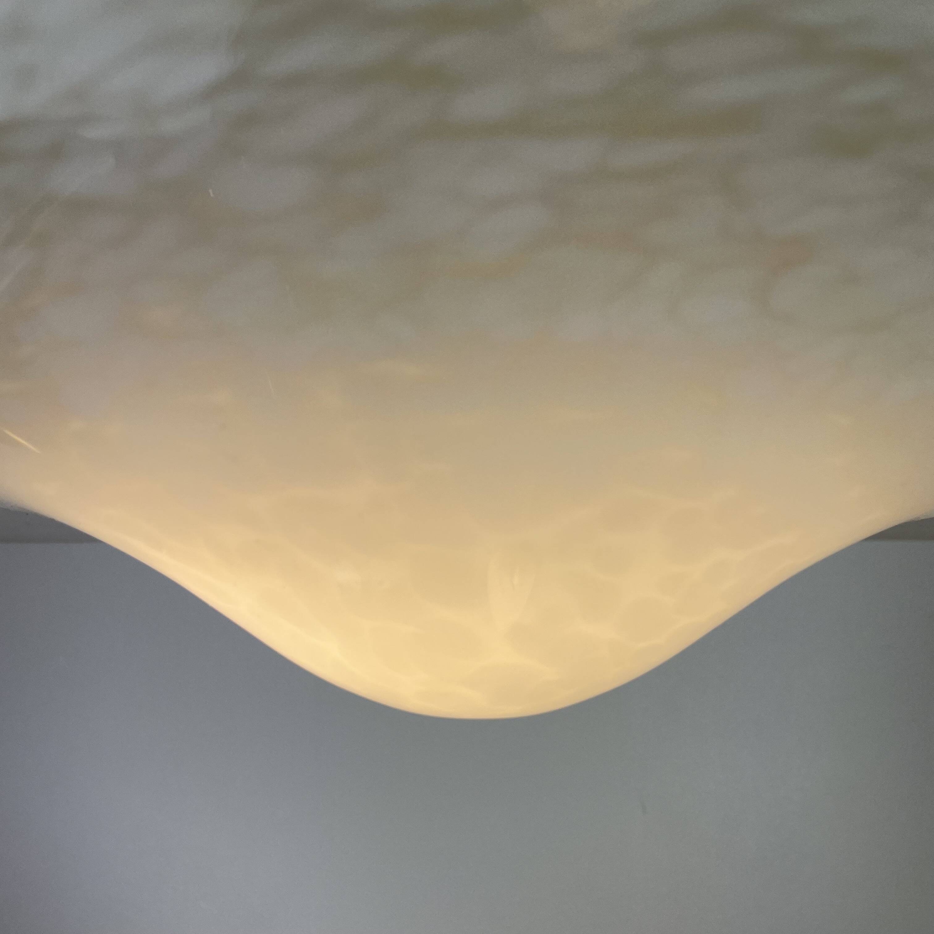 Maculato Murano Glass Ceiling Lamp, Italy, 1980s