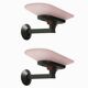 Postmodern Italian rose appliques Jill by Perry King, S. Miranda, G. Arnaldi for Arteluce, set of 2.