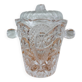 Cut glass ice bucket