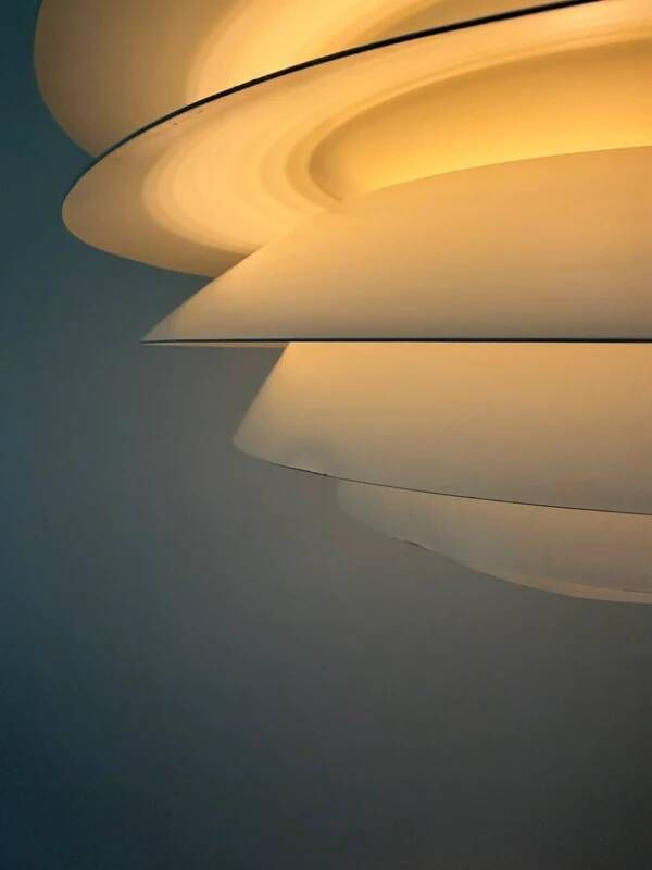 Vintage LYFA Verona - Sven Middelboe - 7 shades version - Danish design lamp