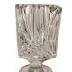 Real lead crystal foreign, small molded glass carafe and stopper