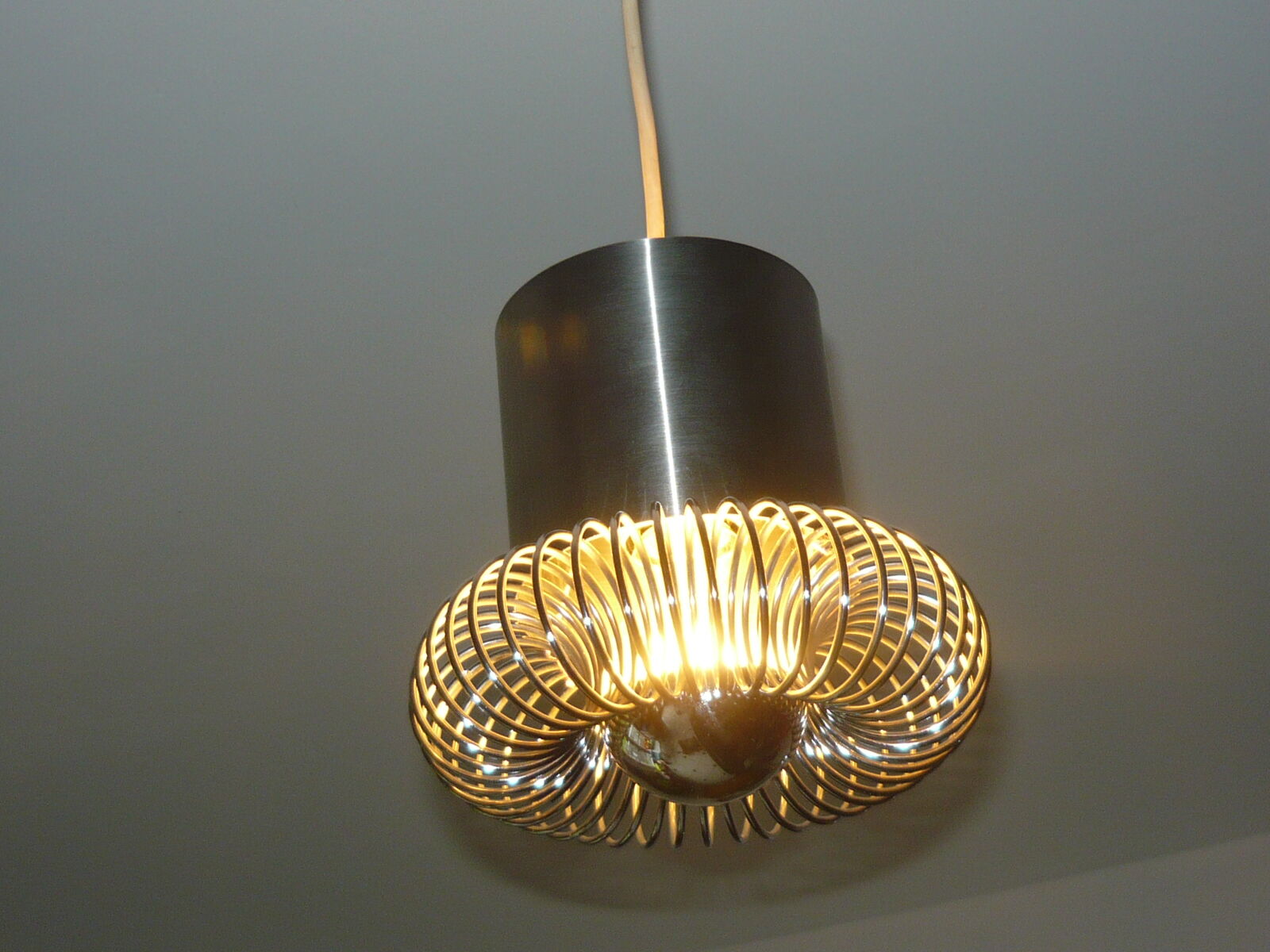 "spring" hanging lamp by andrea lazzari 1970