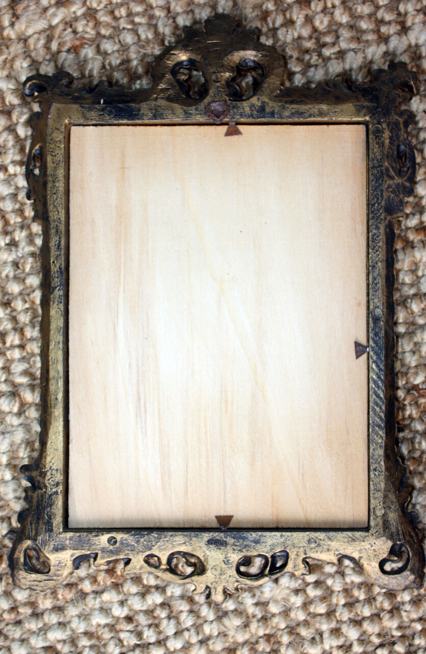 Ancient mirror of the 20th Italy 19x25cm