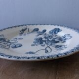 Assiette plate Gien Capucines Terre de fer