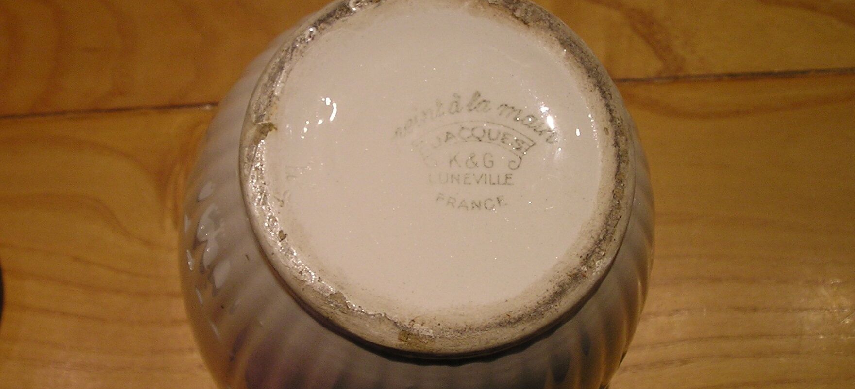 Coffee maker in faience Lunéville model Jacques