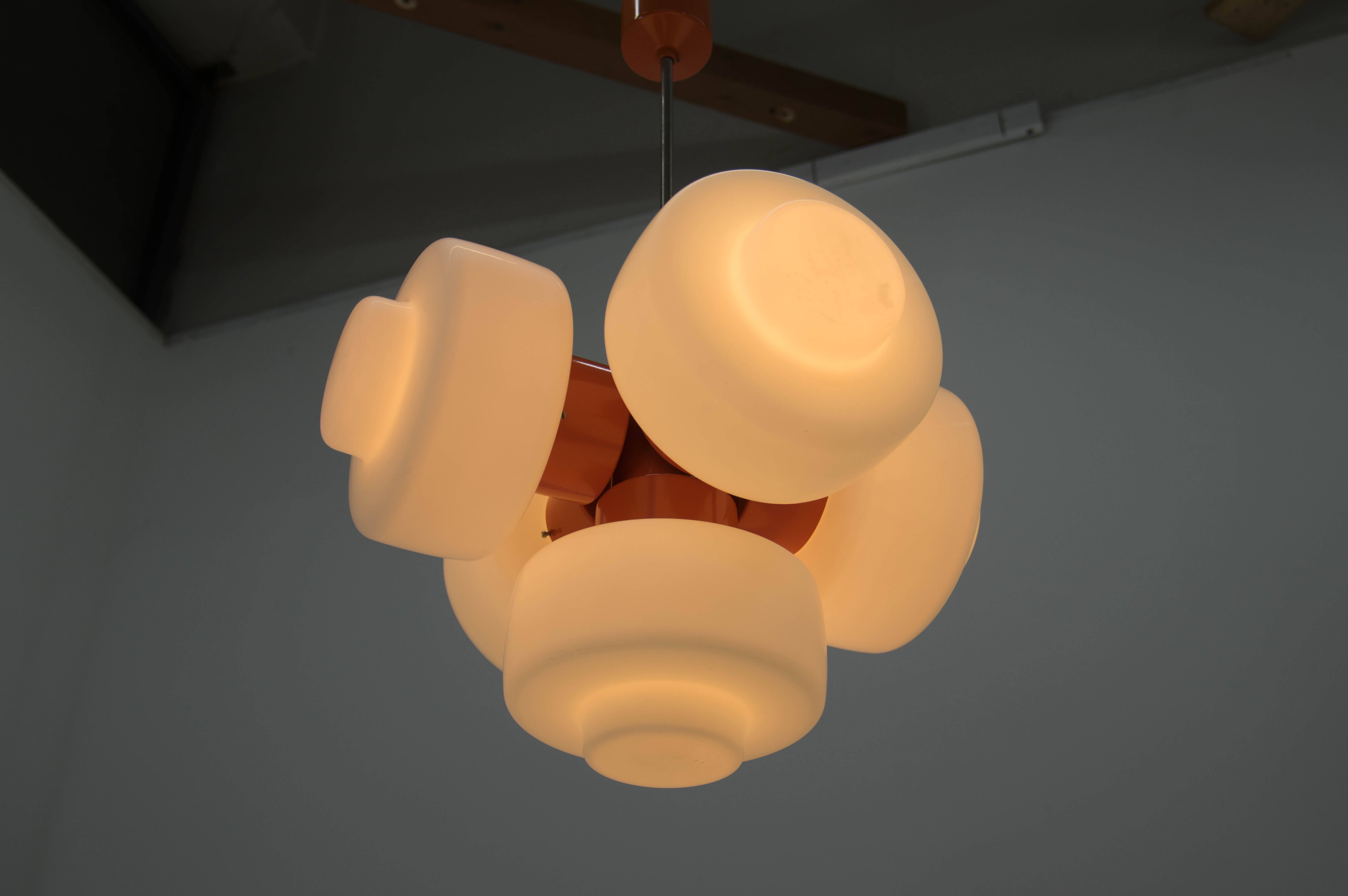 Midcentury chandelier, Napako, 1960