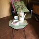 Table basse tripode vintage