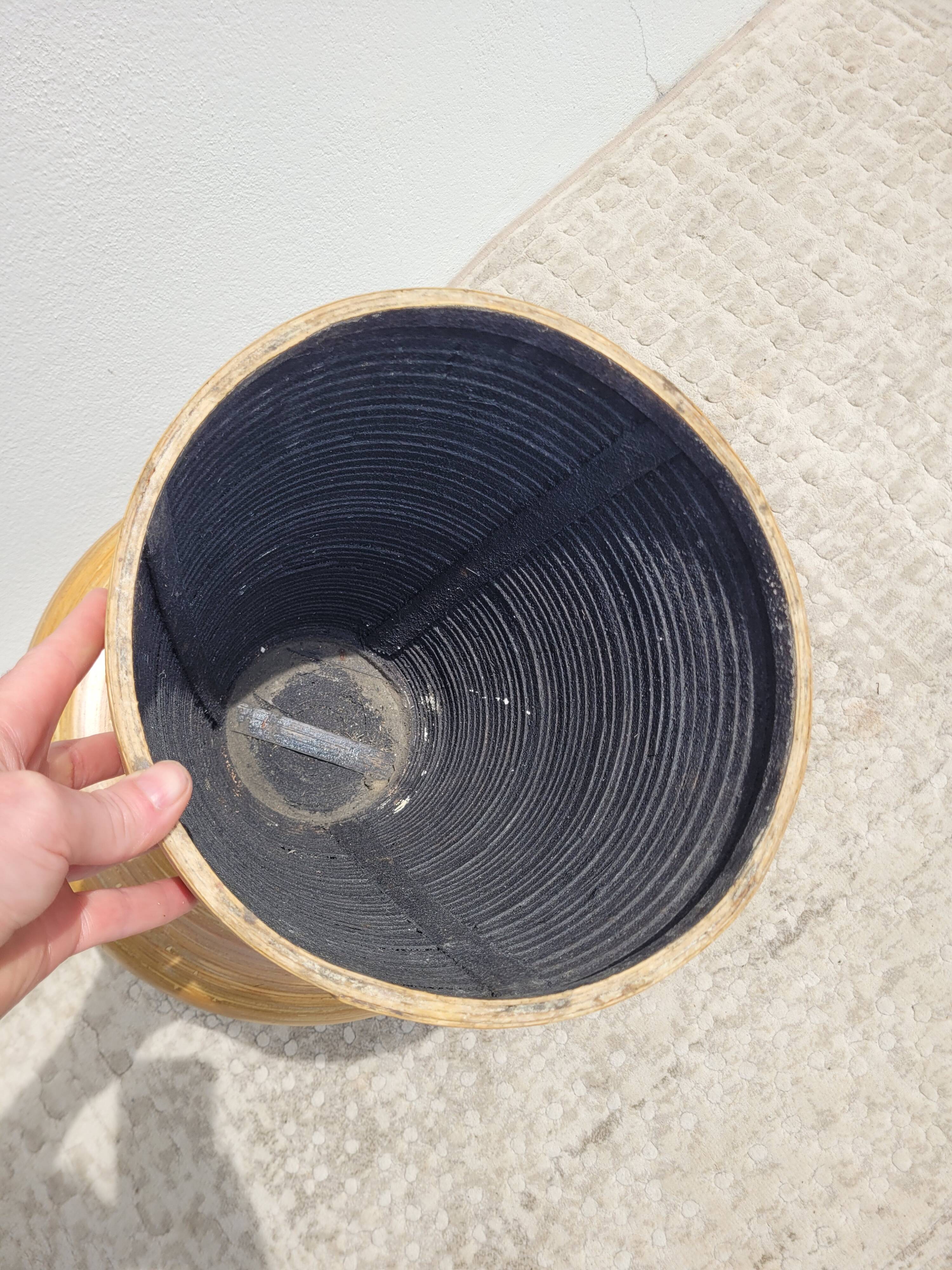 Bamboo mushroom stool 1980