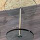 1970s 1980s Coffee Table Side Table in Chrome and Glass Space Age Design