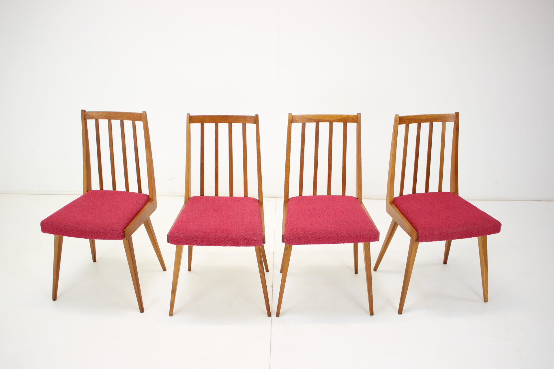 Set of four design dining chairs, 1960's.