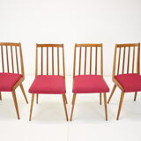 Set of four design dining chairs, 1960's.