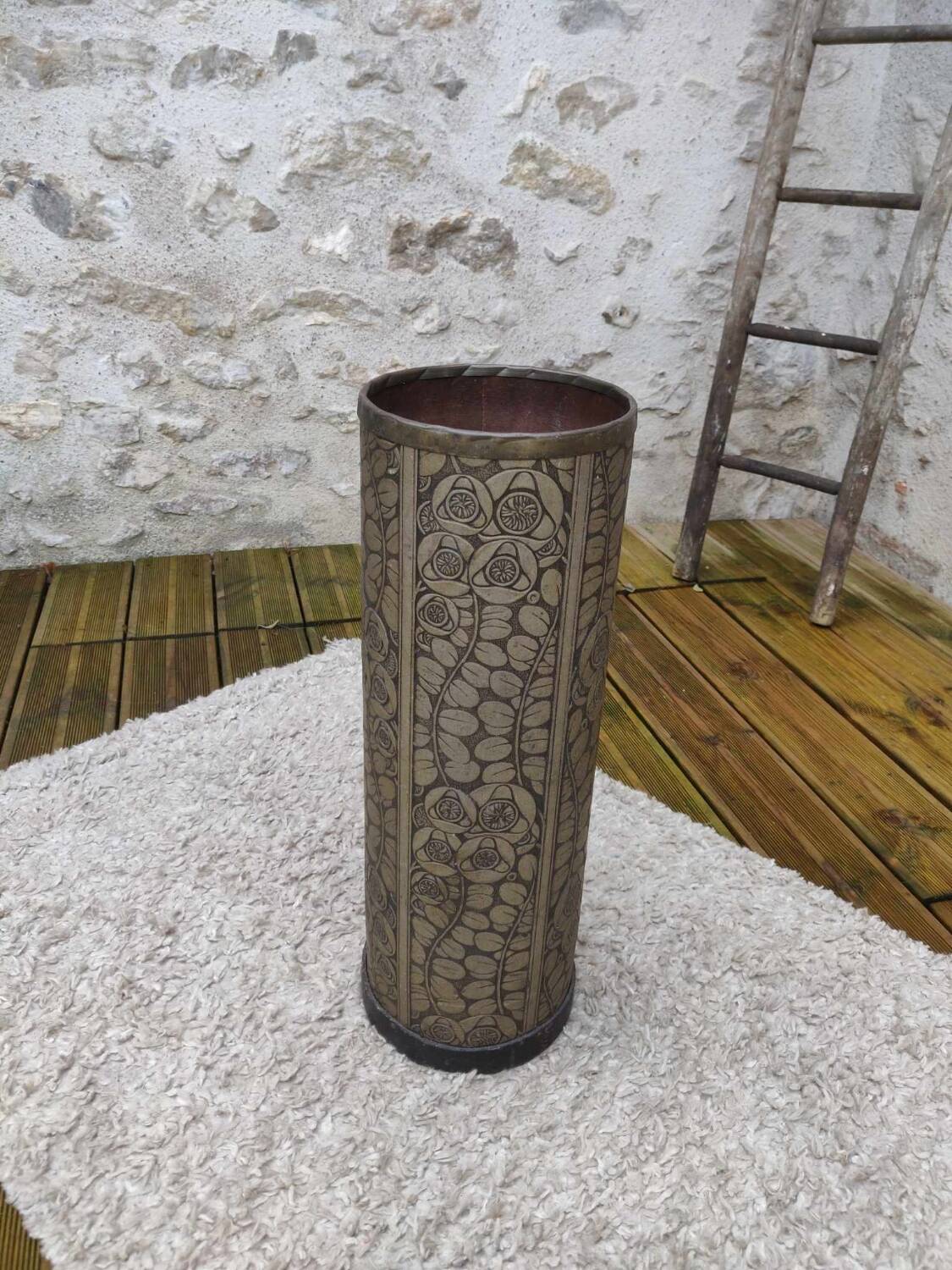 Art deco umbrella stand
