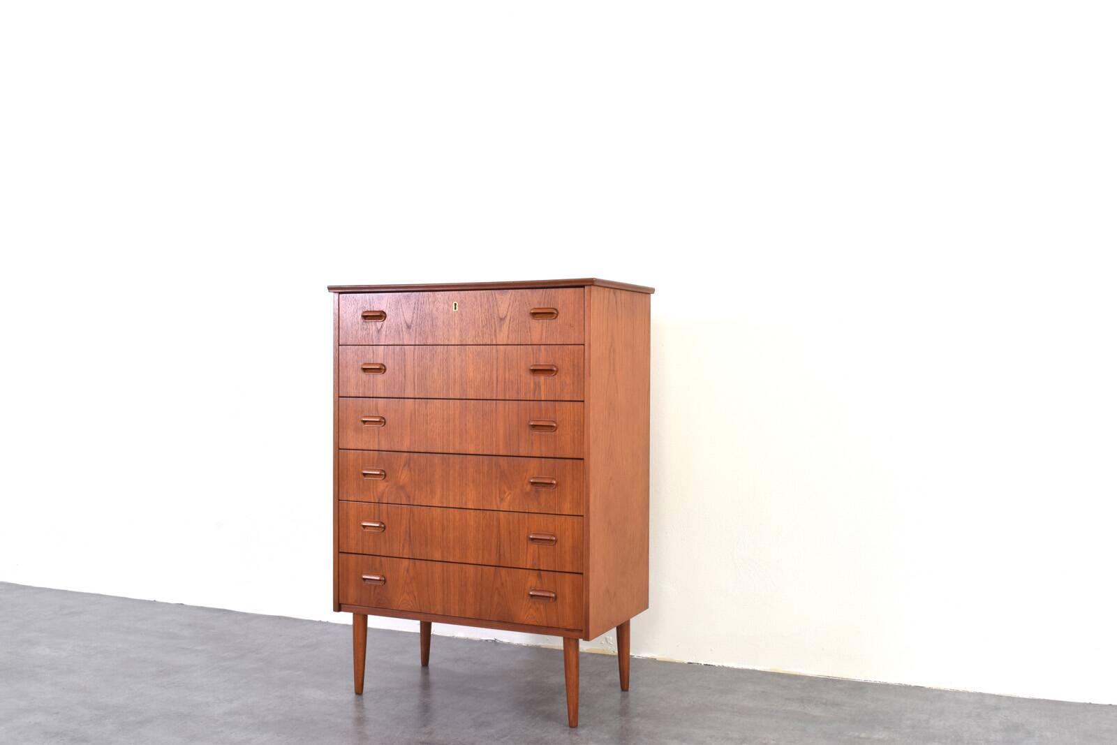Mid-Century Danish Teak Chest of Drawers, 1960s.