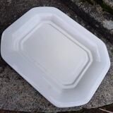 Beurrier en porcelaine fleuri