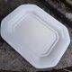 Flowered porcelain butter dish