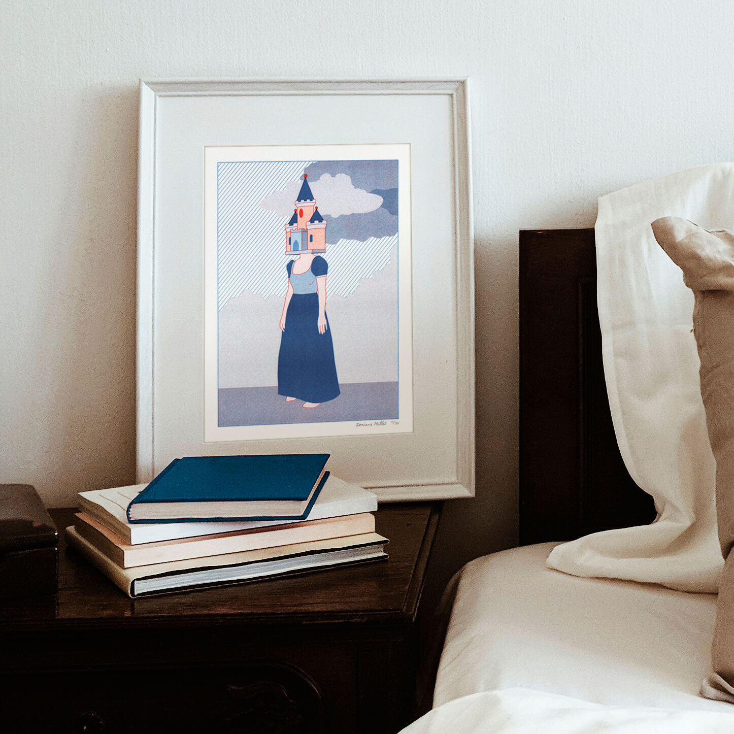 Limited edition illustration, A4, risography