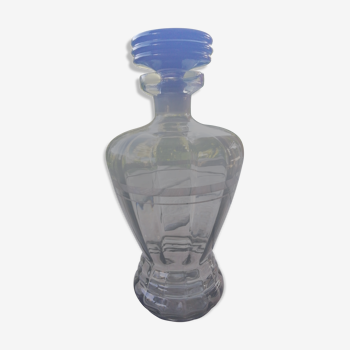 Black smoked glass decanter
