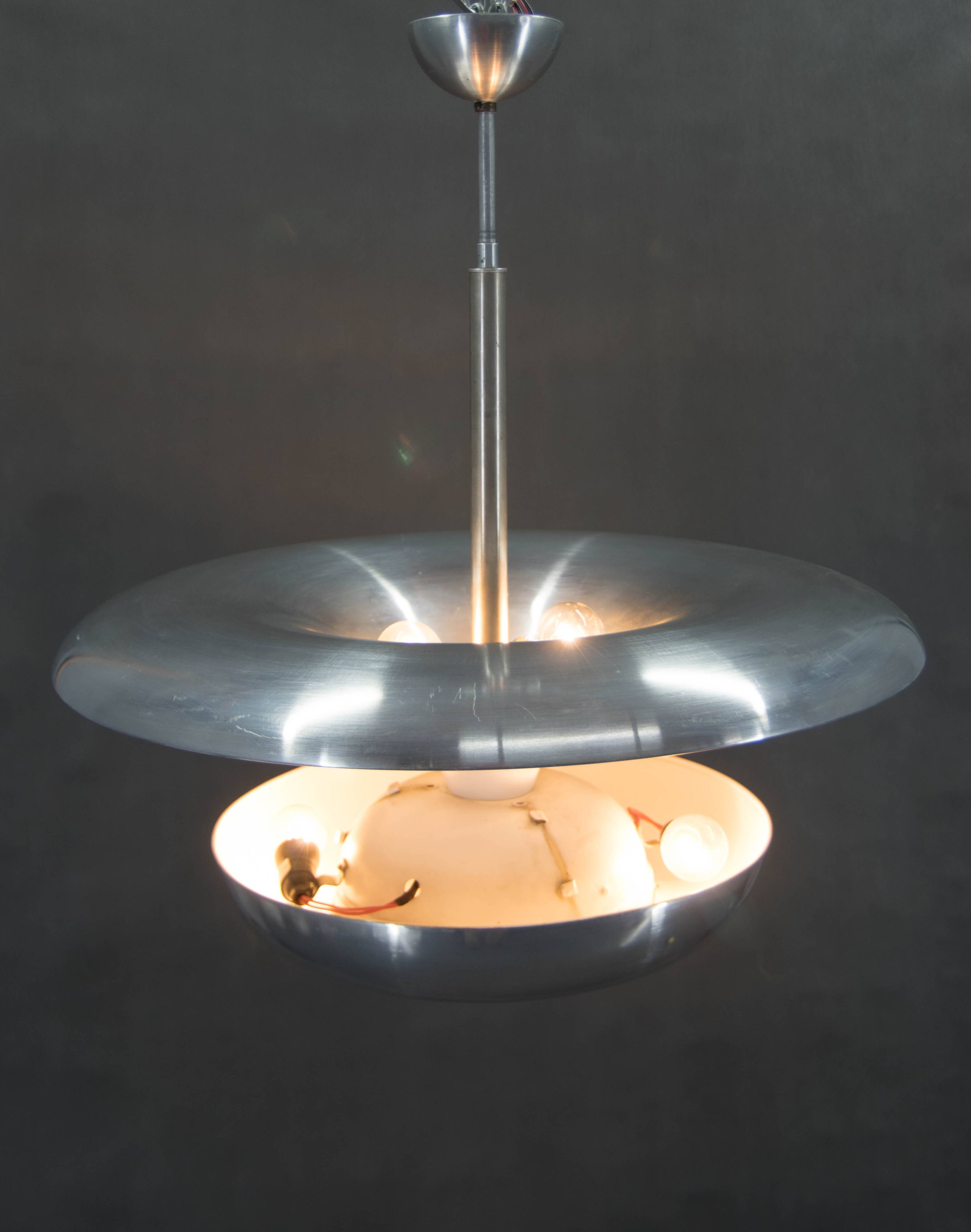 Large Bauhaus Chandelier by IAS, 1920s